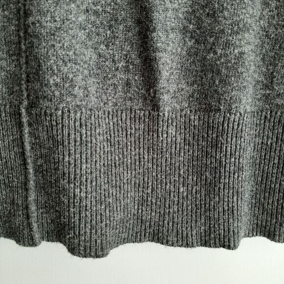 PRESS DRESS Fine Knit Soft & Comfy Sweater Tunic / Mini Dress Gray Sz S - Picture 6 of 12